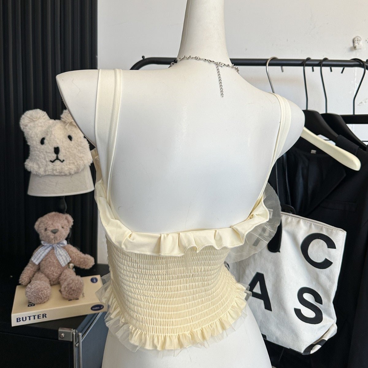 Romantic Ruffle Bustier β Elegance Meets Playfulness - Zero Bra