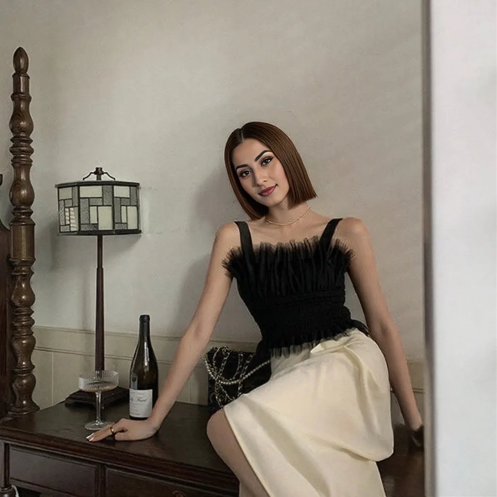 Romantic Ruffle Bustier β Elegance Meets Playfulness - Zero Bra