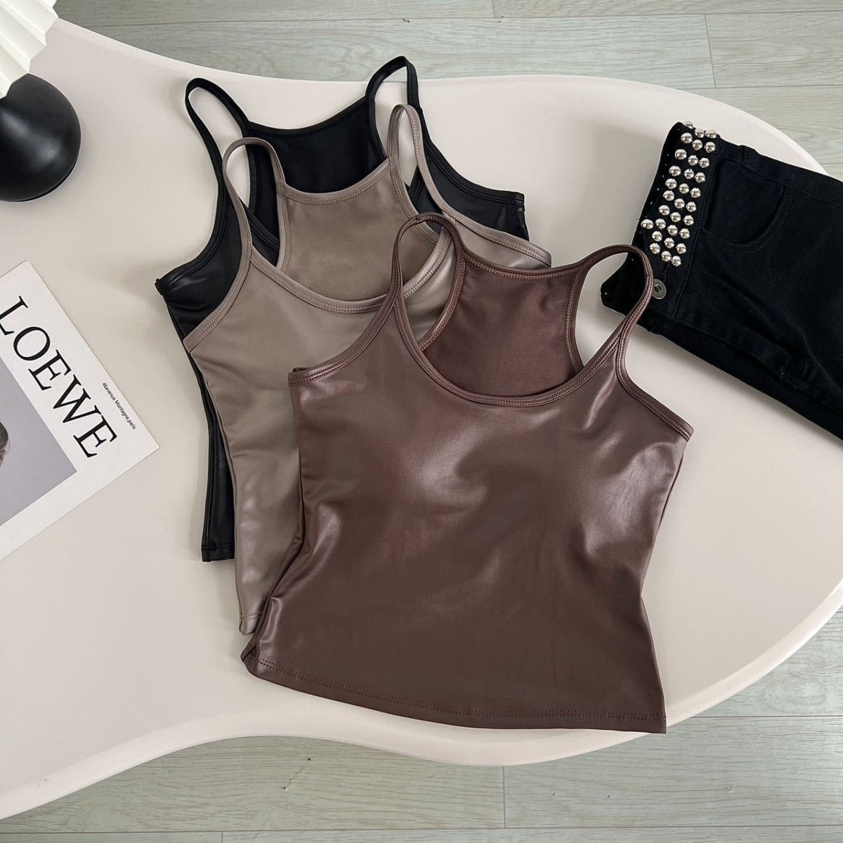 Satin Luxe Camisole - Sleek & Sultry - Zero Bra