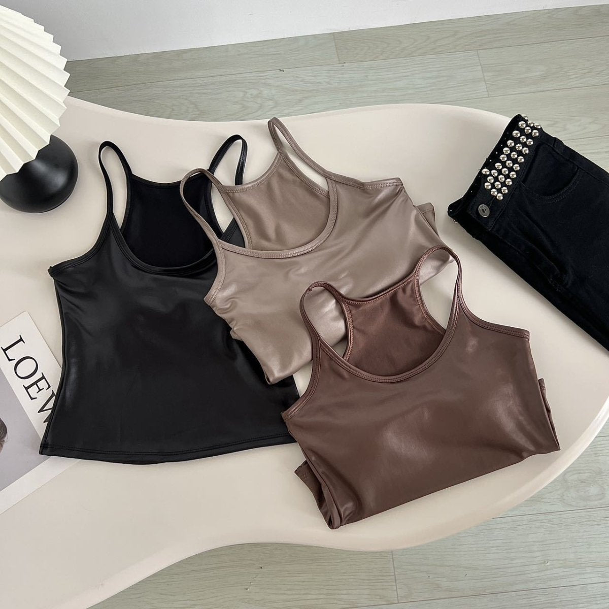 Satin Luxe Camisole - Sleek & Sultry - Zero Bra