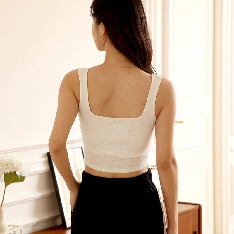 Sculpt & Sleek Built - In Bra Cami – Clean Lines, Confident Fit! - Zero Bra