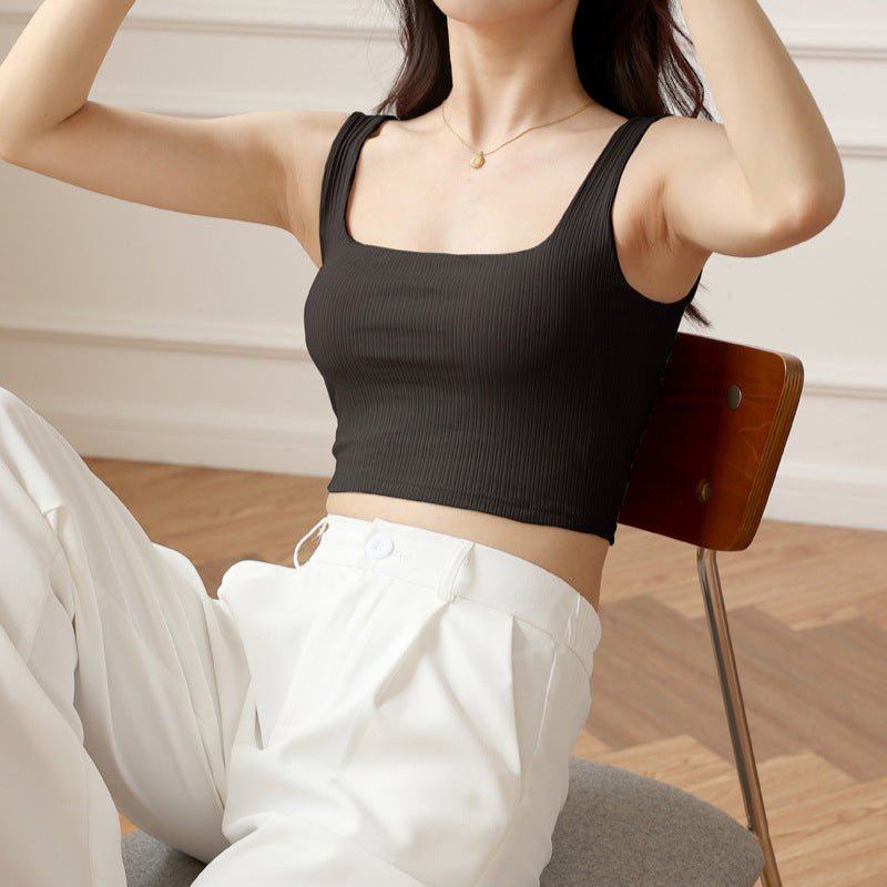 Sculpt & Sleek Built - In Bra Cami – Clean Lines, Confident Fit! - Zero Bra