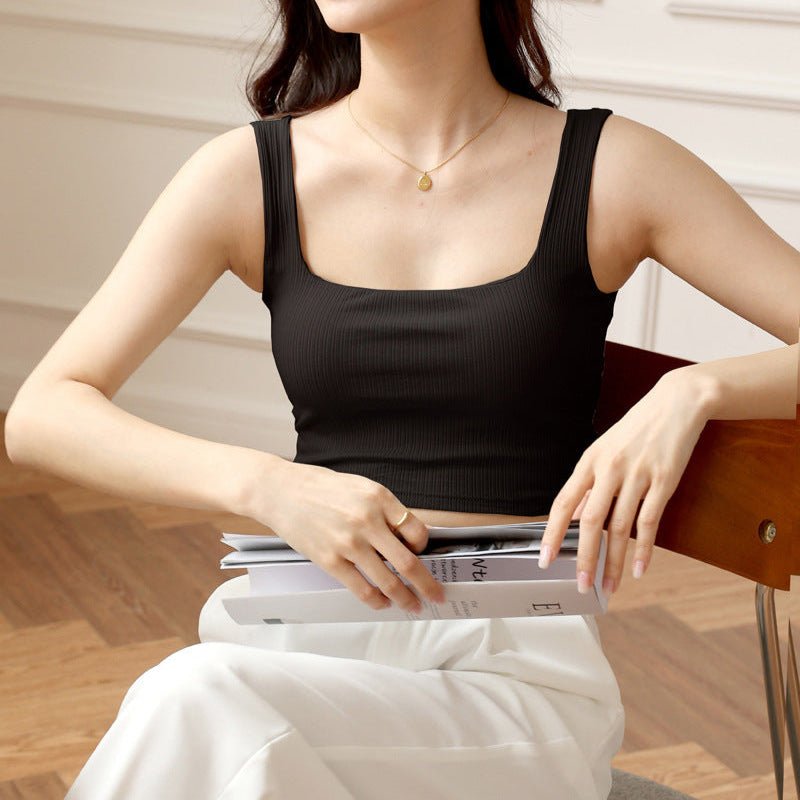 Sculpt & Sleek Built - In Bra Cami – Clean Lines, Confident Fit! - Zero Bra