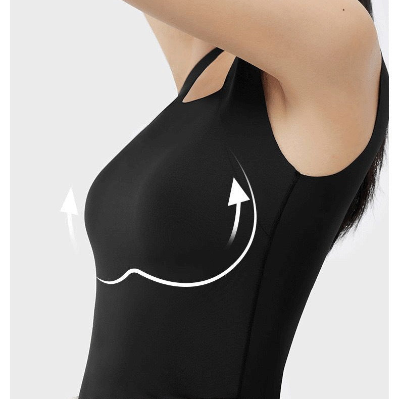 Seamless Sculpt Built - In Bra Tank β Effortless Chic & Comfort - Zero Bra