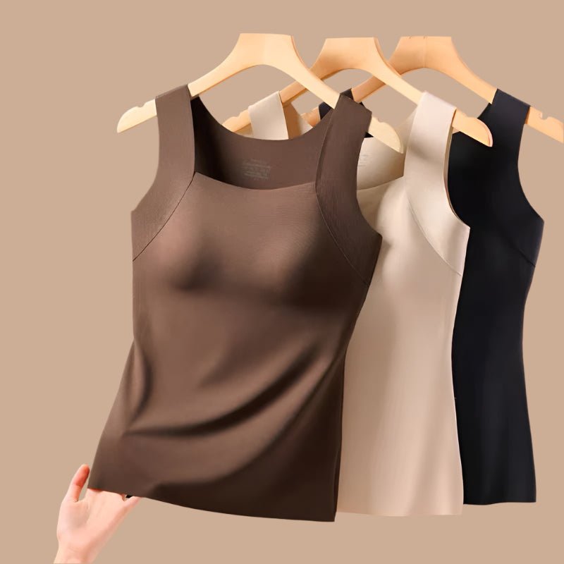 Seamless Sculpt Built - In Bra Tank – Effortless Chic & Comfort - Zero Bra