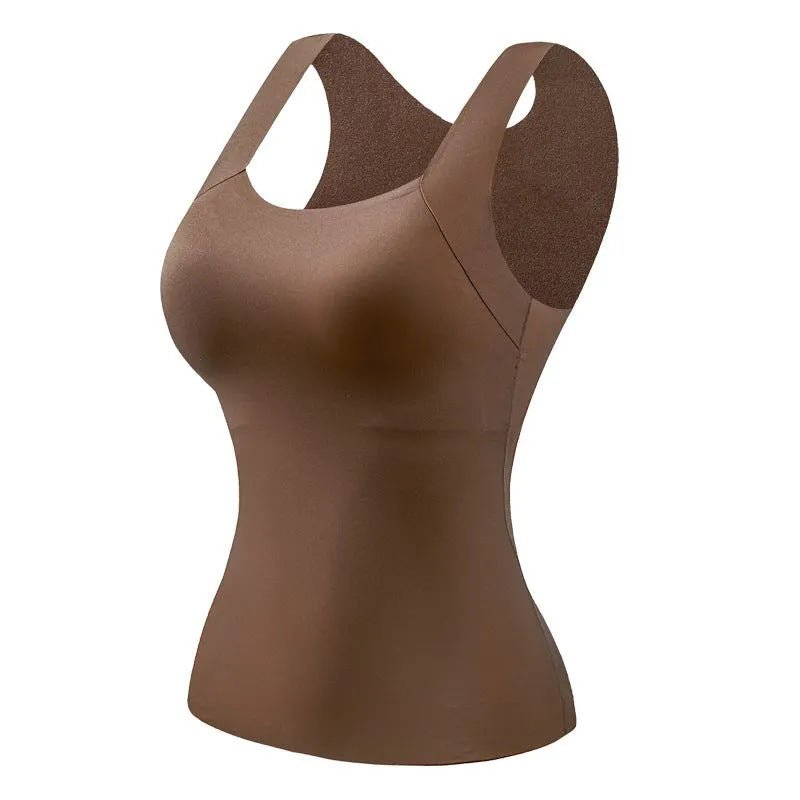 Seamless Sculpt Built - In Bra Tank β Effortless Chic & Comfort - Zero Bra
