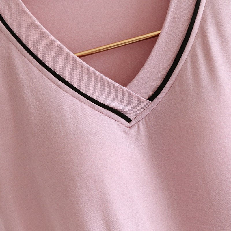 Silky Smooth Lounge Set – Your Dreamy PJ Upgrade! - Zero Bra