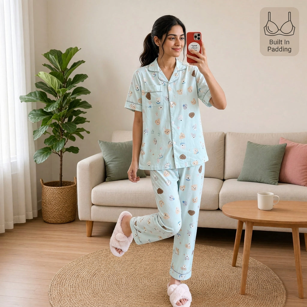 Sky Puppy 3-Piece Padded Night Suit