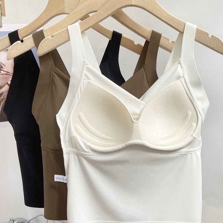 Sleek Built - In Bra Tank Tops – Minimalist Comfort - Zero Bra