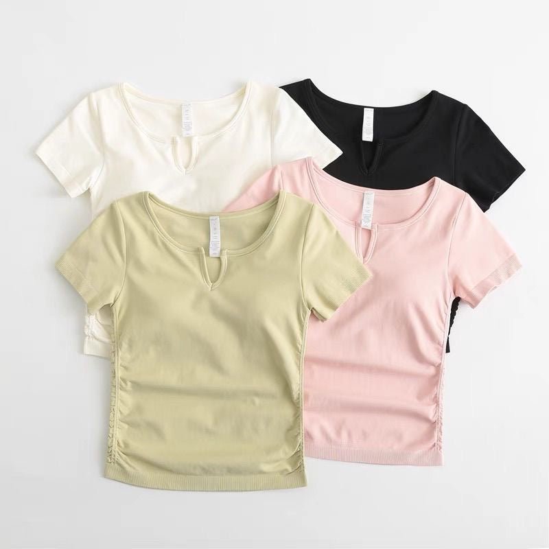 Sleek & Chic Built - In Bra Tee – Your Everyday Essential! - Zero Bra