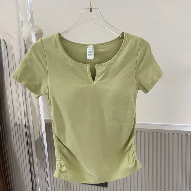 Sleek & Chic Built - In Bra Tee – Your Everyday Essential! - Zero Bra