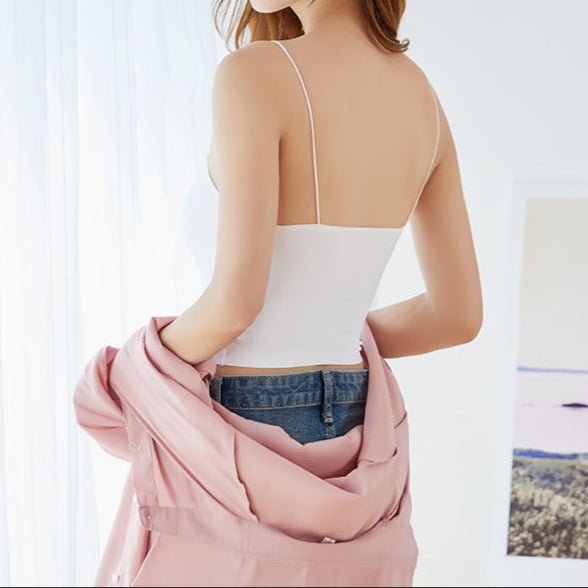 Sleek Essential Built - In Bra Cami – Your Layering Lifesaver! - Zero Bra