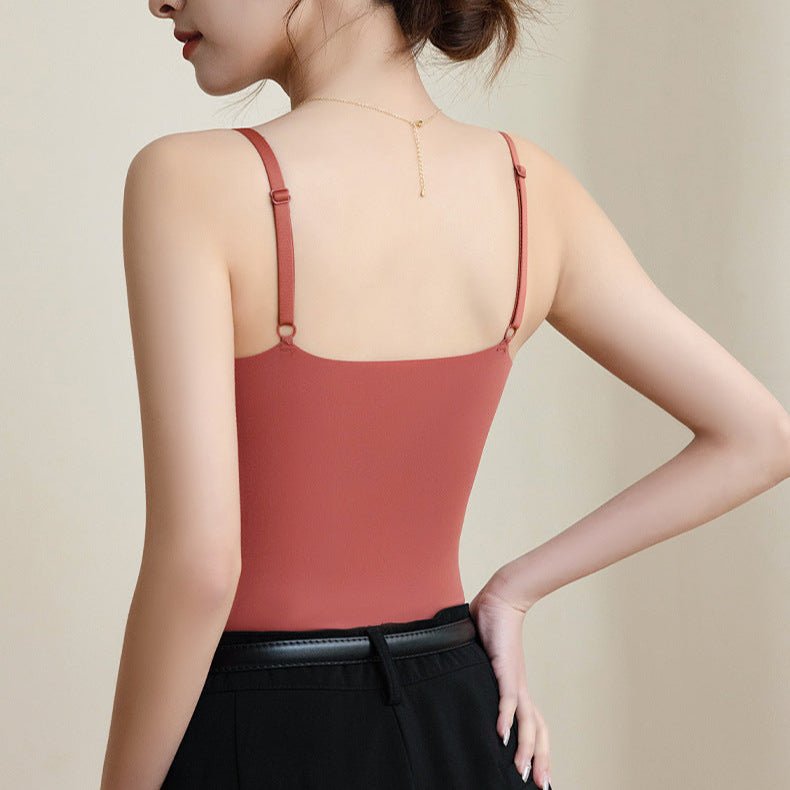 Sleek Minimal Built - In Bra Cami – Your Everyday Essential! - Zero Bra