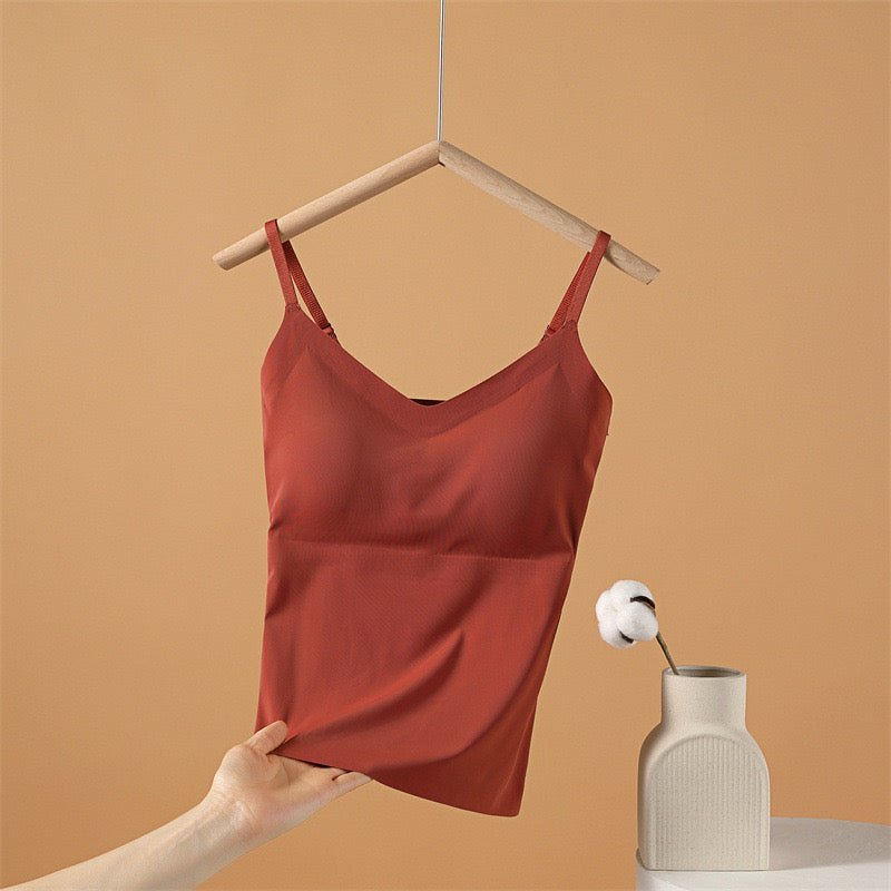 Sleek Minimal Built - In Bra Cami – Your Everyday Essential! - Zero Bra