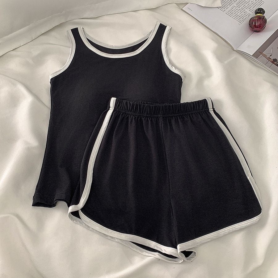 Sporty Chic Built - In Bra Lounge Set – Effortless Comfort - Zero Bra