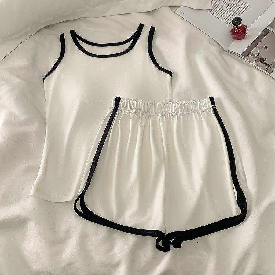 Sporty Chic Built - In Bra Lounge Set – Effortless Comfort - Zero Bra