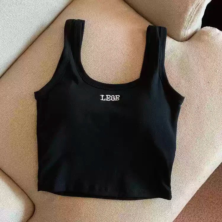 Sporty - Chic Built - In Bra Tank – Casual & Effortless - Zero Bra