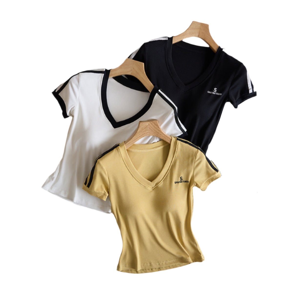 Sporty Vibe Built - In Bra Tee – Confidence with Every Move! - Zero Bra
