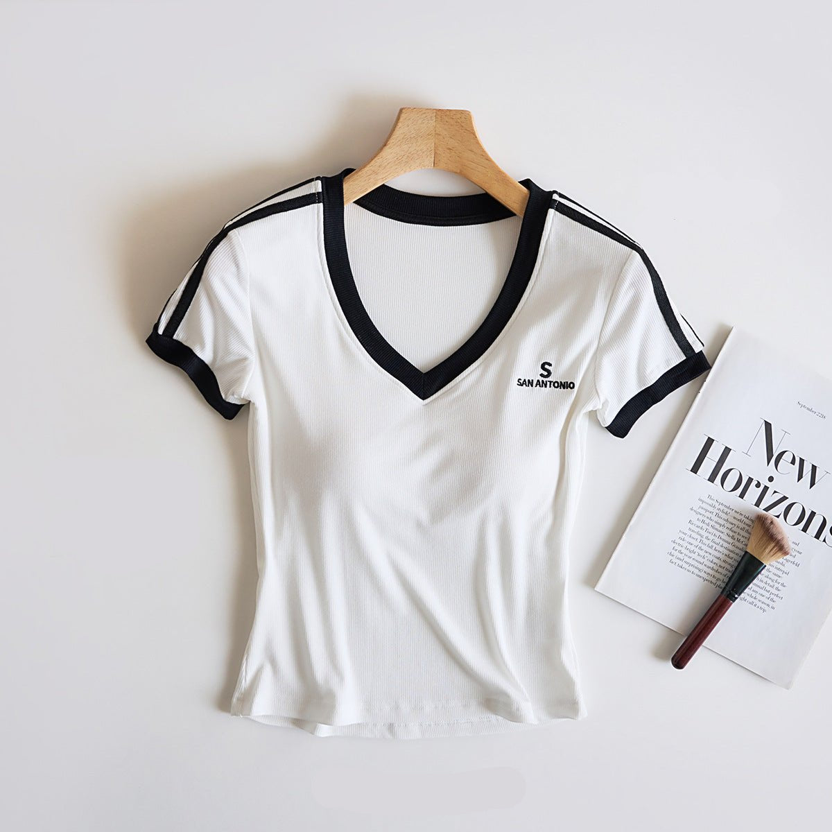 Sporty Vibe Built - In Bra Tee – Confidence with Every Move! - Zero Bra