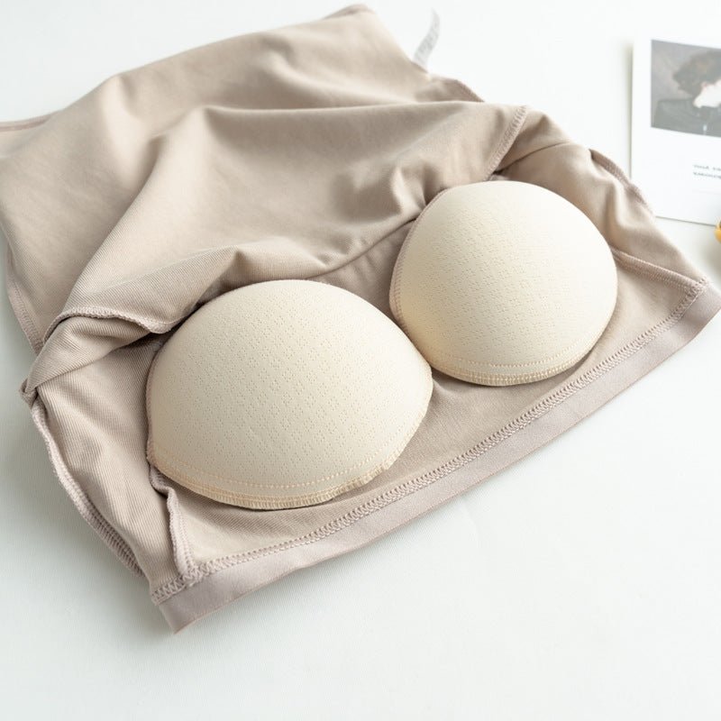 Strappy Chic Built - In Bra Cami – Supportive Style with a Back Twist - Zero Bra