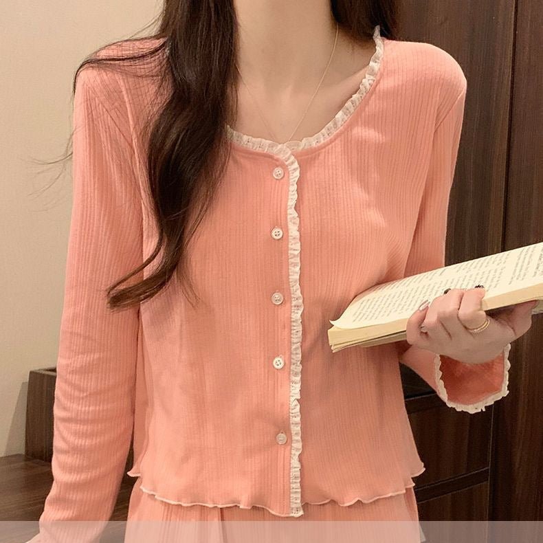 Strawberry Milk PJ Set โ 3 - Piece With Padded Charm - Zero Bra