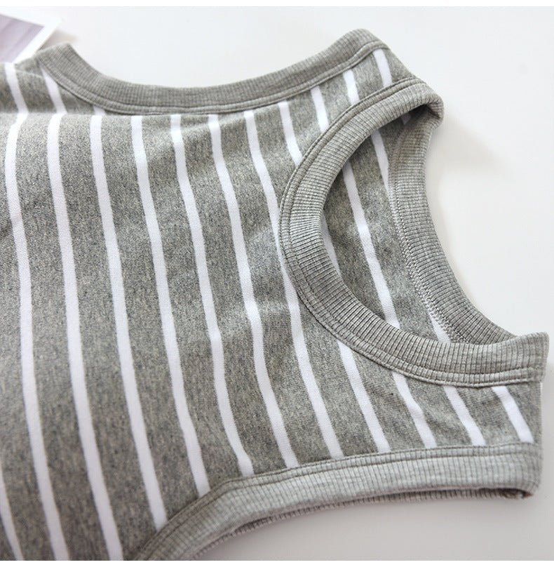 Striped & Supported Built - In Bra Tank – Everyday Fun, Effortless Fit! - Zero Bra