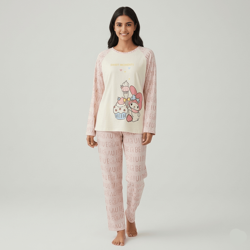 Sweet Daydream Padded PJ Set – With Padded Bliss - Zero Bra