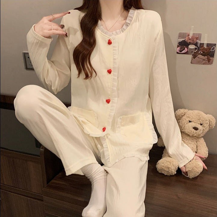 Sweetheart Built - In Bra PJ Set β Love Note Edition - Zero Bra