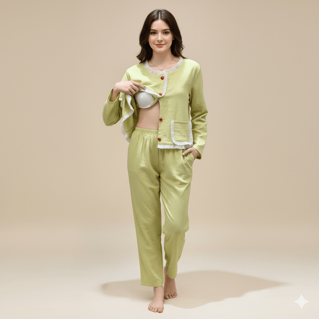 Sweetheart Padded PJ Set – Love Note Edition - Zero Bra