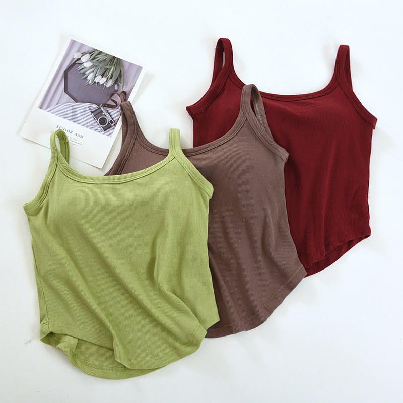 Top Breezy Flex Built - In Bra Cami – Easygoing Vibes with Built - In Confidence - Zero Bra
