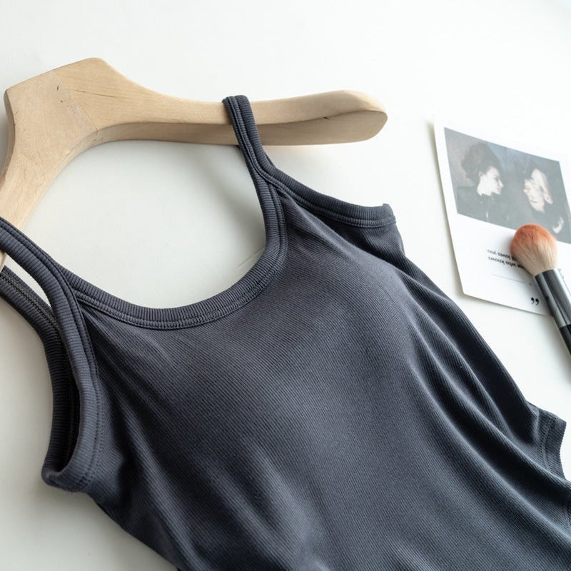 Top Breezy Flex Built - In Bra Cami – Easygoing Vibes with Built - In Confidence - Zero Bra