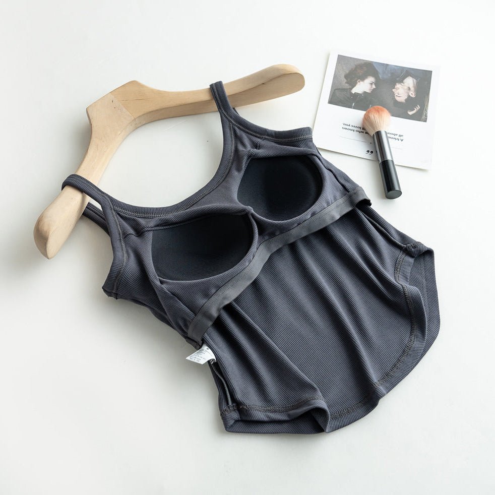 Top Breezy Flex Built - In Bra Cami – Easygoing Vibes with Built - In Confidence - Zero Bra