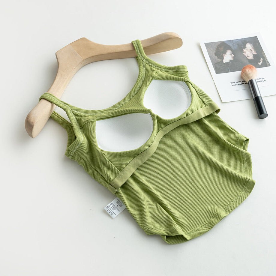 Top Breezy Flex Built - In Bra Cami – Easygoing Vibes with Built - In Confidence - Zero Bra