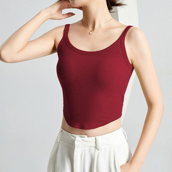 Top Breezy Flex Built - In Bra Cami – Easygoing Vibes with Built - In Confidence - Zero Bra