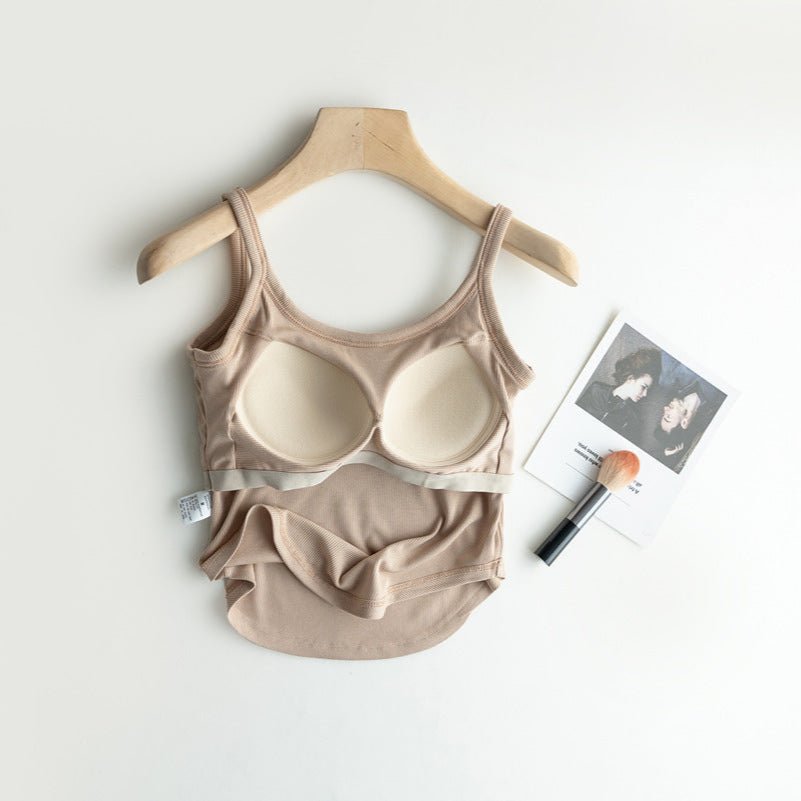 Top Breezy Flex Built - In Bra Cami – Easygoing Vibes with Built - In Confidence - Zero Bra