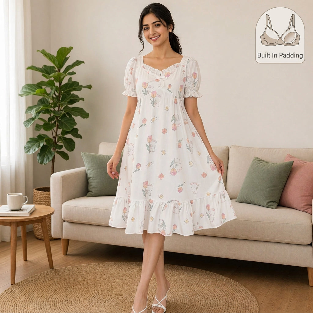 Tulip Bloom Padded Nighty