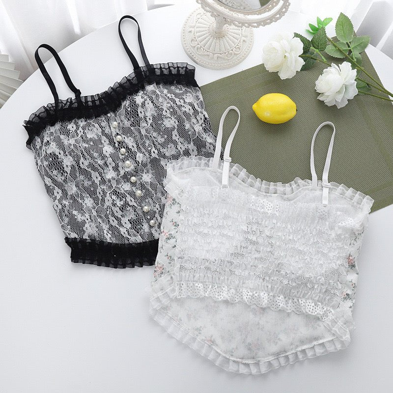 Vintage Lace Corset Top – Dreamy & Delicate - Zero Bra