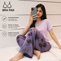 Lavender Bloom Padded Lounge Set