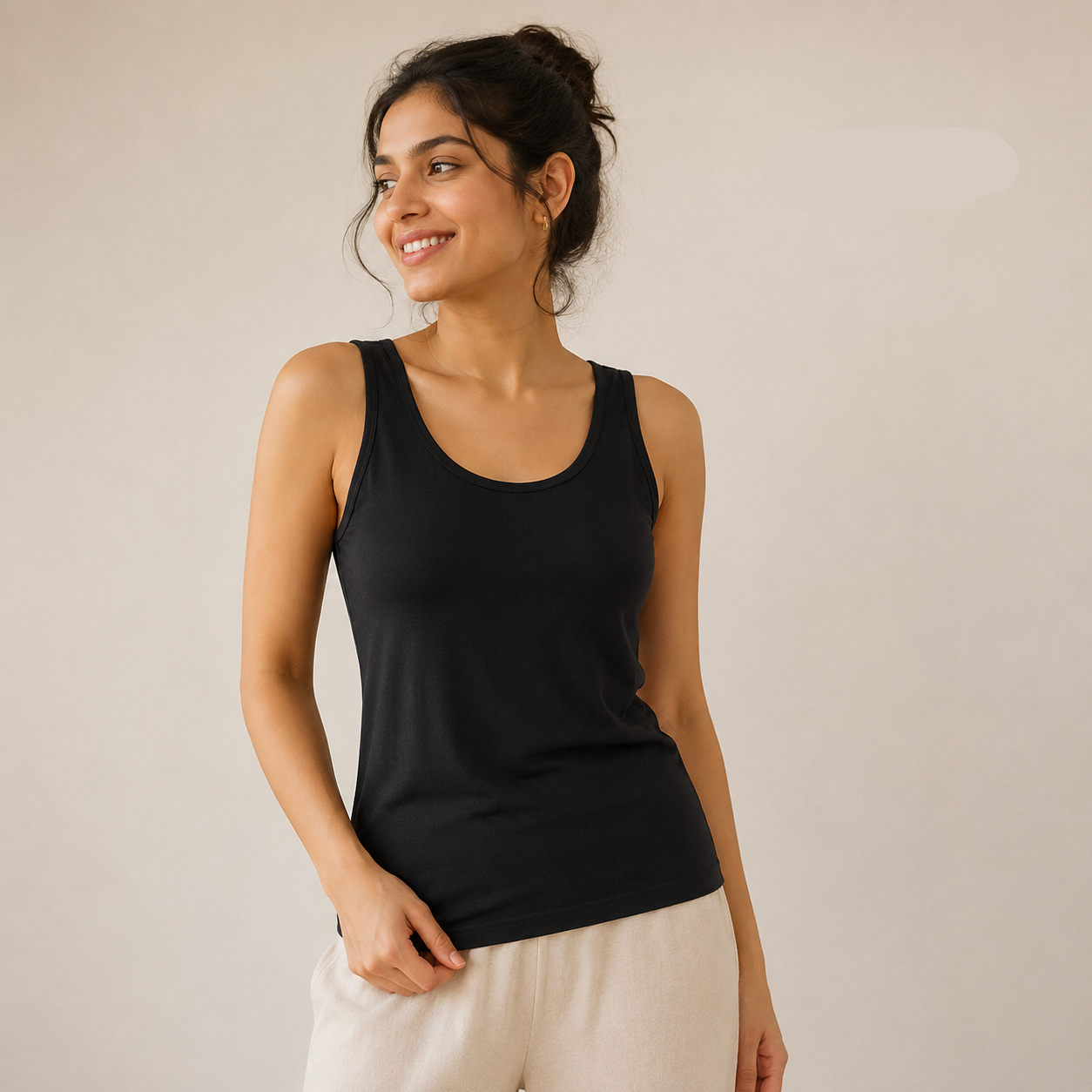 ZeroBra Everyday Ease Built-In Bra Tank — comfortable Indian women's casual top with inner support