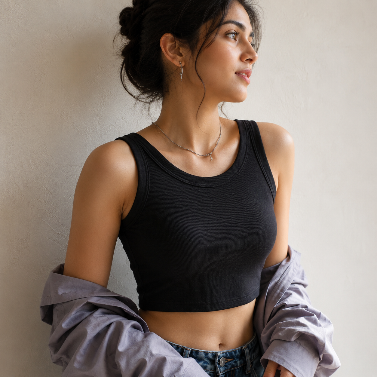ZeroBra PowerForm Built-In Bra Tank in a comfortable, supportive style for Indian women's activewear