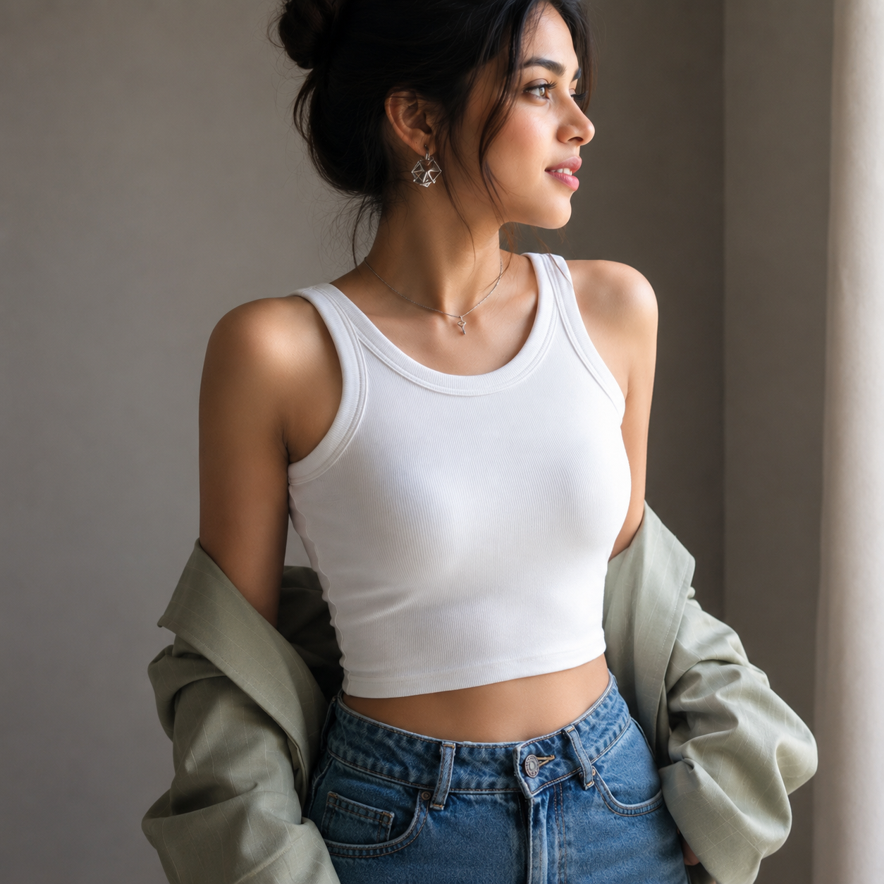 ZeroBra PowerForm Built-In Bra Tank in a comfortable, supportive fit for Indian women's gymwear