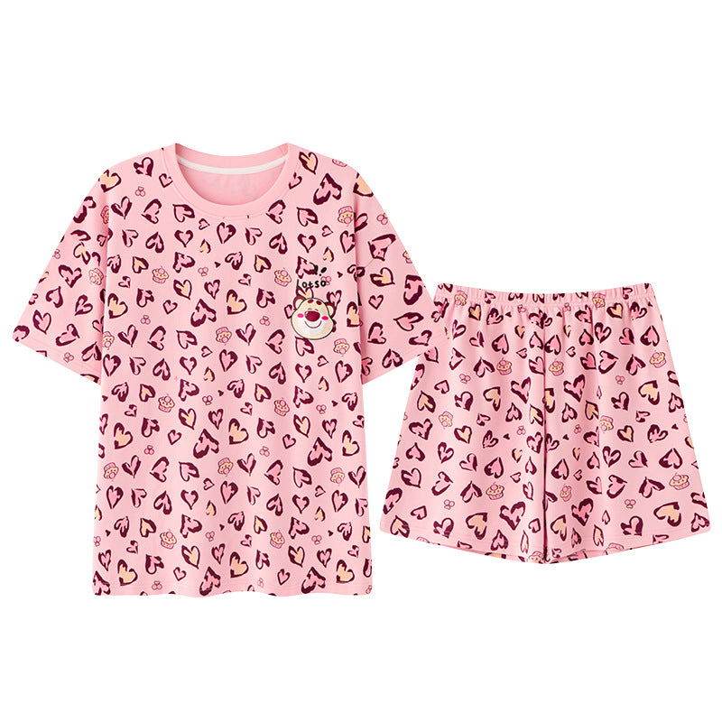 Pink Sweetheart Snuggle padded pajama set with comfortable bra top, ZeroBra's cozy Indian sleepwear collection