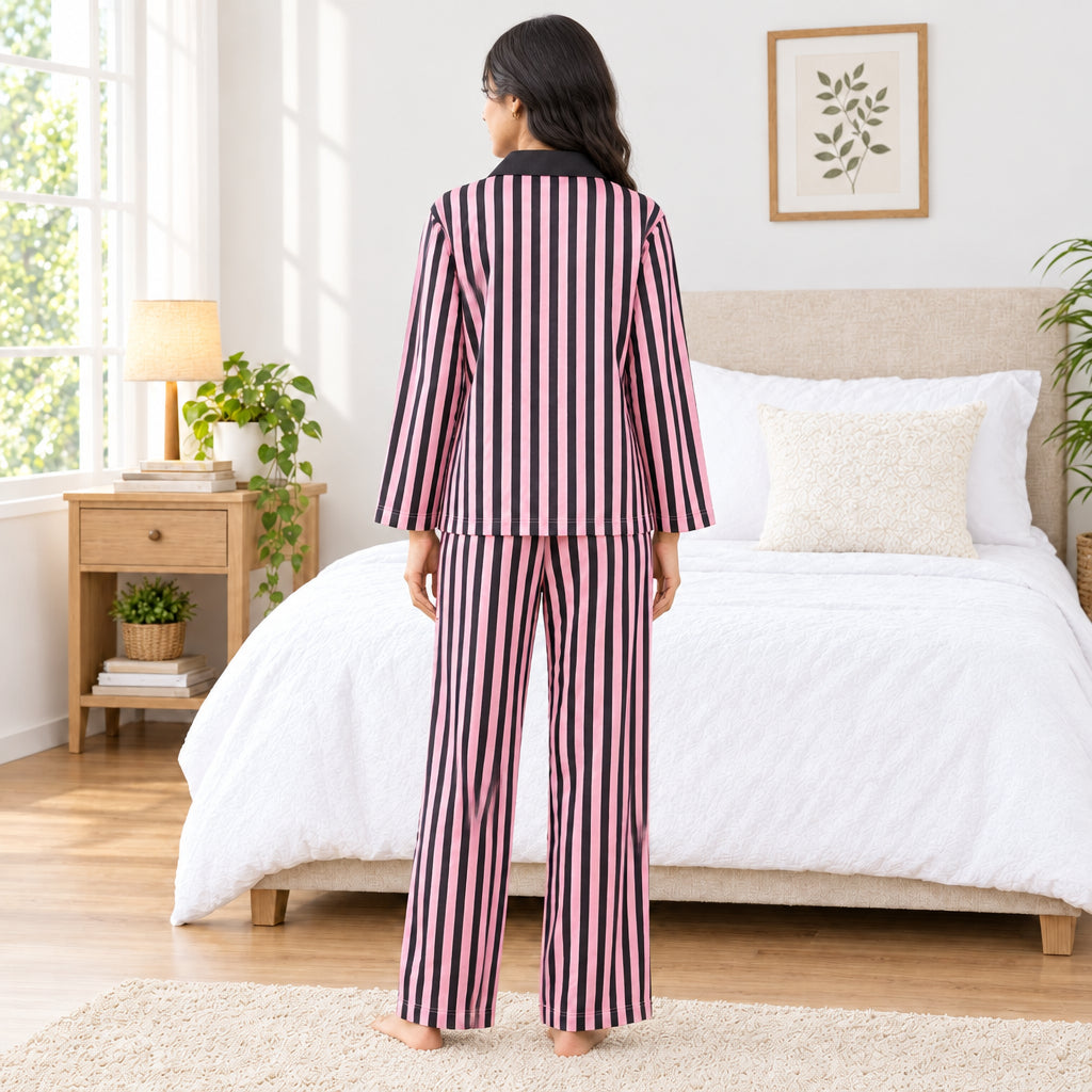 ZeroBra cozy Indian pajamas in soft fabric, comfortable women's nightwear set for restful sleep