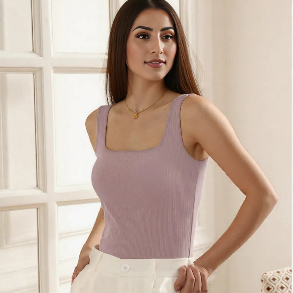 Bold Structure Built-In Bra Cami – Lift, Shape & Style in One!