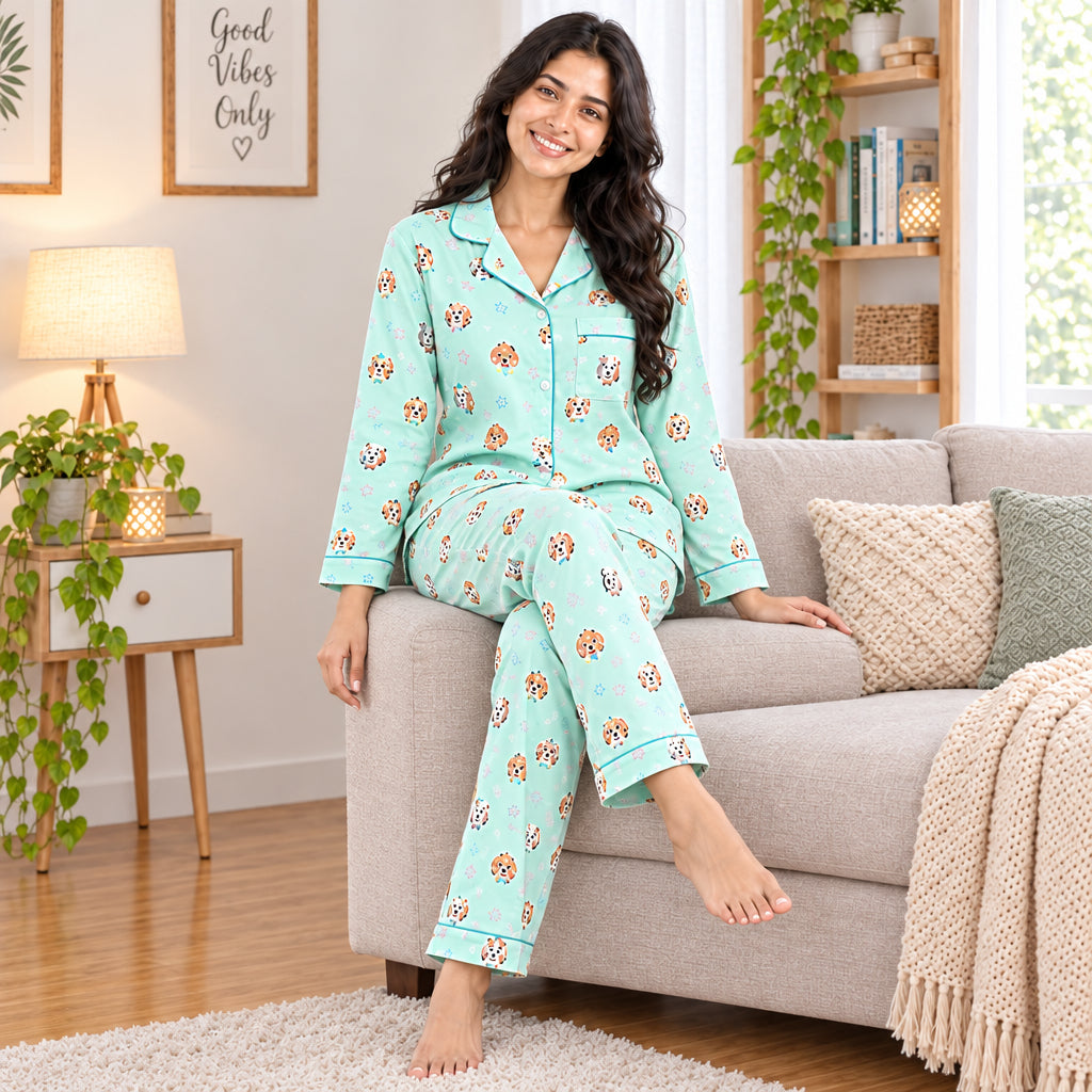 ZeroBra comfortable Indian pajamas in soft fabric, featuring relaxed fit for effortless nightwear comfort