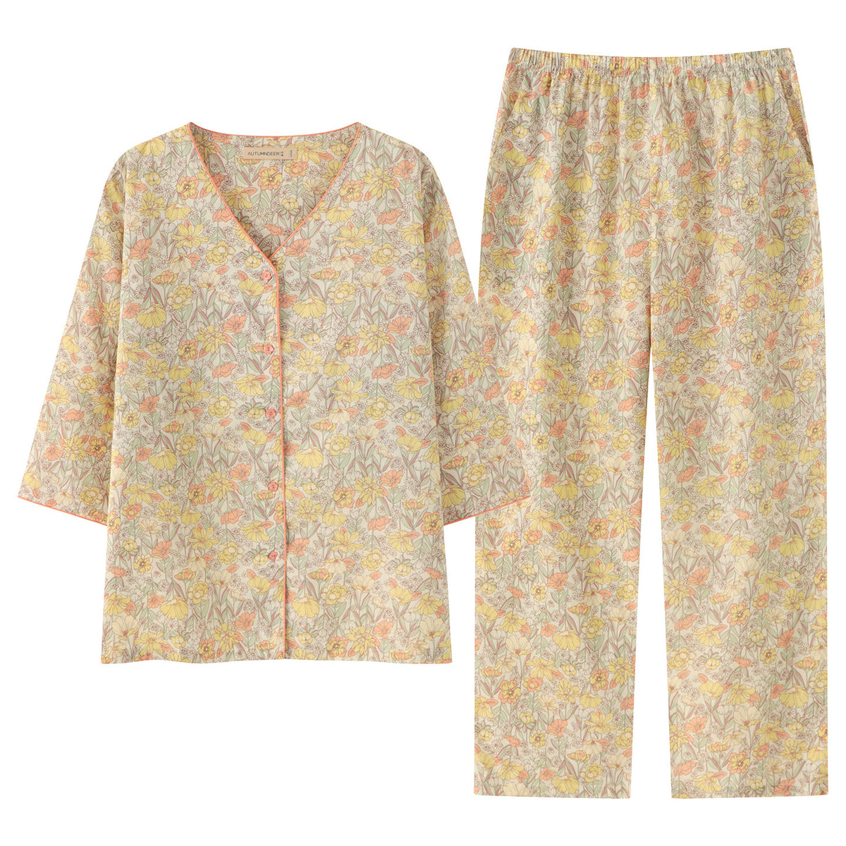 Golden Meadow Padded Night Suit