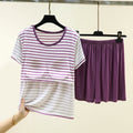 Berry Stripe Lounge Padded PJ Set