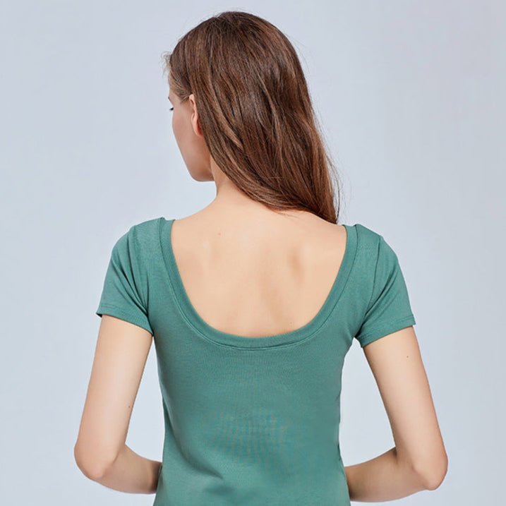 Barely Basic Built - In Bra Tee – The Soft Statement Staple - Zero Bra