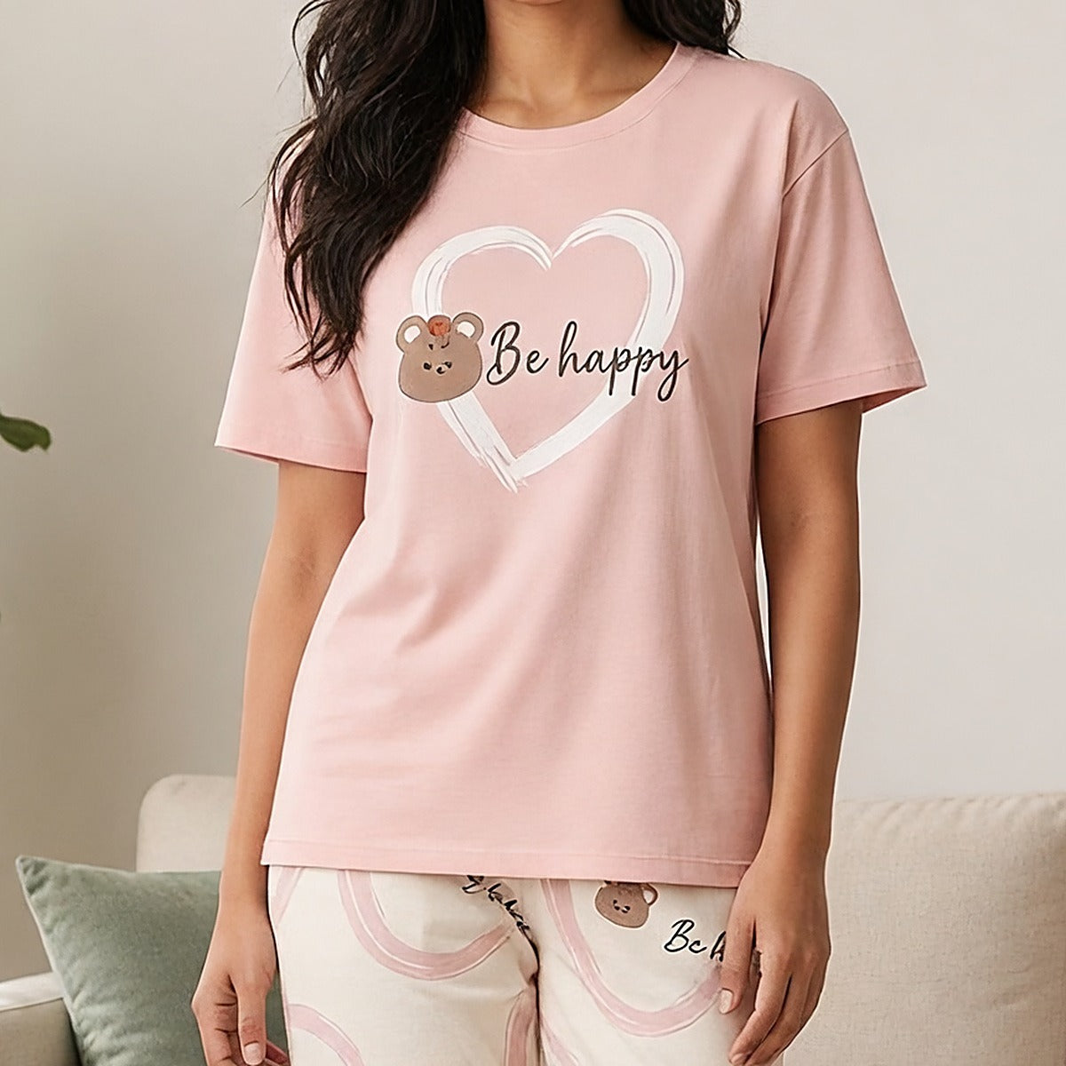 Be Happy Bear Padded Night Suit