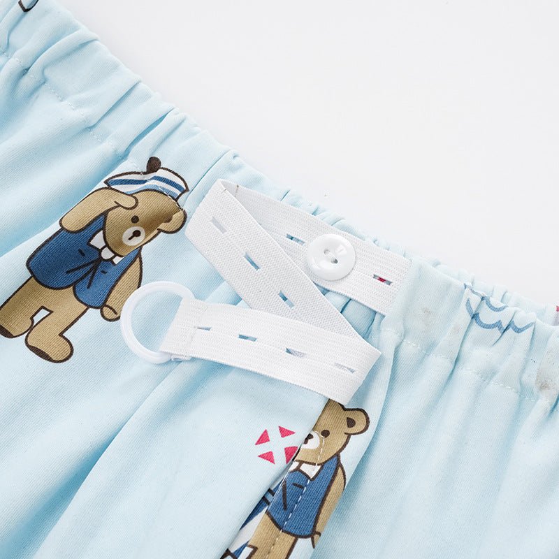 Blue Bear Maternity Padded PJ Set – Cute Comfort, Bump to Beyond - Zero Bra